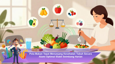 Pola Makan Tepat Menunjang Kesehatan Tubuh Secara Alami Optimal Stabil Seimbang Harian