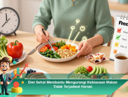 Diet Sehat Membantu Mengurangi Kebiasaan Makan Tidak Terjadwal Harian