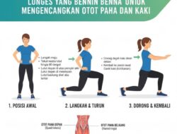 Cara Melakukan Gerakan Lunges Yang Benar Untuk Mengencangkan Otot Paha Dan Kaki